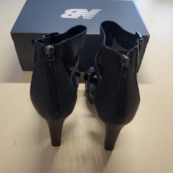 VIC MATIE Leather High Heeled Grip Fast Sole Platform Sandals Shoes - Sz EU 39 - Picture 6 of 16